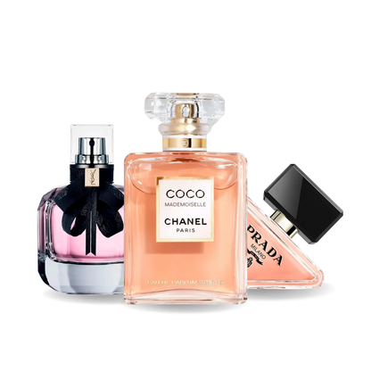 Promoční balíček 3 parfémů: Prada PARADOXE, COCO MADEMOISELLE a MON PARIS 100 ml.